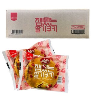 삼립 잼있는 딸기잼 쿠키, 1.5kg, 1박스