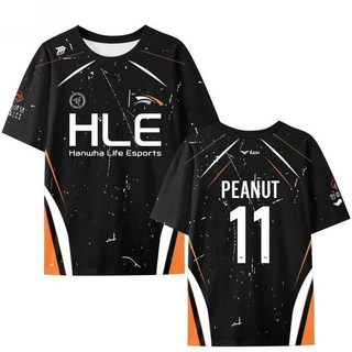 한화 생명 제우스 바이퍼 hle 피넛 유니폼 반팔 2025 티셔츠 반팔티