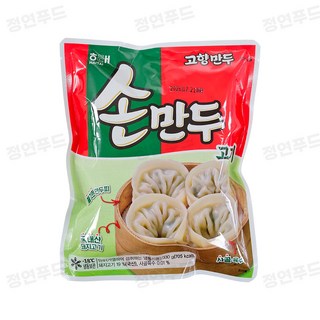 해태 고향만두 손만두 고기 (냉동), 1개, 330g