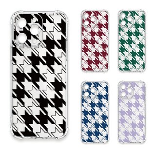 24H快速出貨 TRON 三星 A52/52s 虛實剪影千鳥紋 四角防摔 軟殼 手機殼