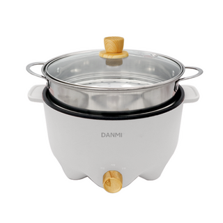 단미 멀티 쿠커 + 전용 찜기 세트 3L, 흰색