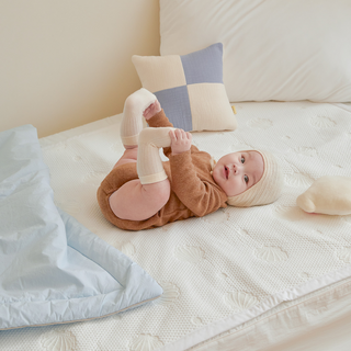 캔코 접촉냉감 듀라론 아기쿨매트, 1개, 베이지조가비