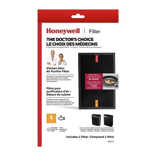 Honeywell 強效淨味濾網 適用HPA5150TW HPA5250TW HPA5350T 家居 廚房 寵物 煙霧, 1個, HRF-SK1 強效淨味濾網-廚房