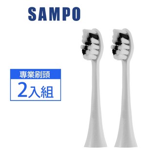 聲寶SAMPO (適用TB-Z1906L) 原廠替換刷頭, 專業刷頭2入組-白色, 1個