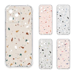 24H快速出貨 TRON 三星 A52/52s 彩色幾何小磨石子B款 四角防摔 軟殼 手機殼