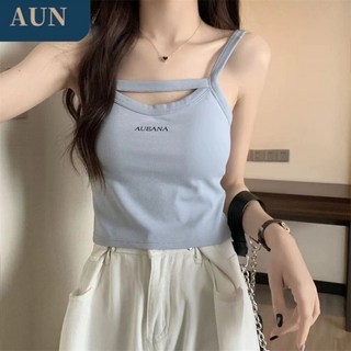 砂糖夢境 辣妹吊帶背心 設計感小衆夏季新款 性感內搭無袖上衣帶胸墊