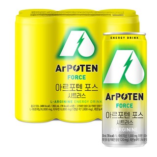 아르포텐 포스 시트러스 에너지음료, 6개입, 355ml