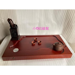 小o結緣館 花梨木茶盤(台灣款)54x29.5x4.5 仿古傢俱設計，快速到貨，品味生活, 1個, 花梨木