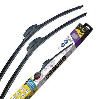 i30 (09/5월~11/10월) 현대차 실리콘 발수코팅 초발수 차량용 와이퍼 교체 2P/ 600mm+450mm(1세트)