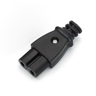 C8 수 POWER LOGIC 소켓 C7 암 플러그 콘센트 내장 전기 커넥터 AC 2 5A 250v 8 자형, 1개