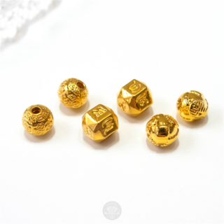 24K 순금 99.9% 비즈 볼 단품 골드 금테크 투자 염주 선물용