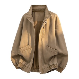 美式立領夾克 - 痞帥設計感外套 2026春季新款