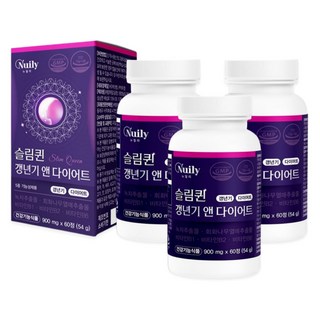 슬림퀸 갱년기 앤 다이어트 회화나무열매추출 녹차추출물 비타민3종 이너뷰티, 3개, 60정