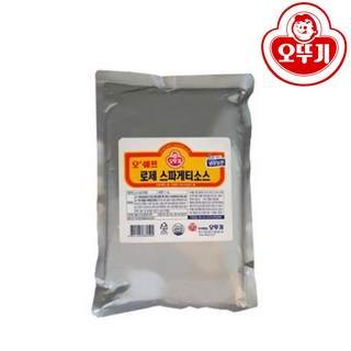 오뚜기 오쉐프 로제 스파게티소스 1kg, 1개
