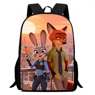 Zootopia2 瘋狂動物城2 書包 - 休閒高顏值耐磨多功能護脊雙肩包, 15ZP026
