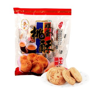 榮伯餅舖 雞蛋桃酥（210g/包）- 傳統手工製作，口感酥鬆，獨立包裝，方便攜帶，下午茶點心首選, 1個