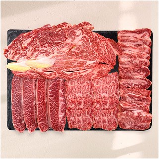 푸드지 마장동 1++ 투뿔 한우 No.9 마스터 세트, 1세트, 900g