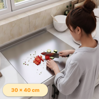 라우펜리히 스텐도마 304 위생 도마, 1세트, 실버