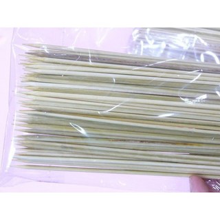 【台灣現貨速發】 28公分 9吋1頭尖竹籤木棒 金莎棒 串棉花糖 一包100支45元, 1個, 100支