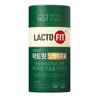 락토핏 당케어 2g x 60포, 120g