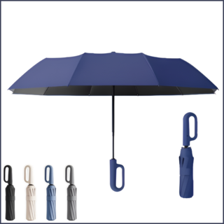 단물 초대형 자외선차단 3단 자동우산 겸 양산 /카라비너 버클 우양산-여행 등산 골프용