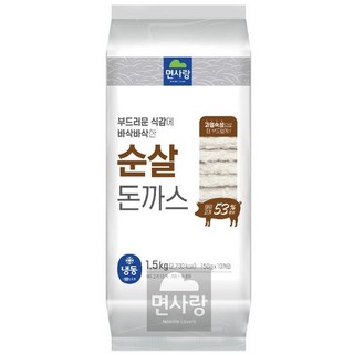 면사랑 순살돈까스, 1개, 1.5kg