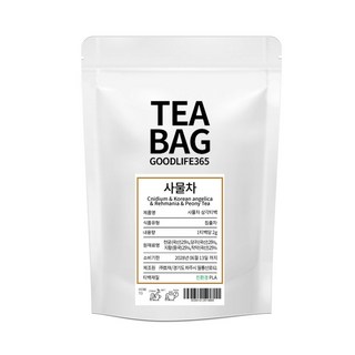 굿라이프365 친환경 티백망 사물차 삼각티백 천궁 당귀 지황 작약, 1개, 2g