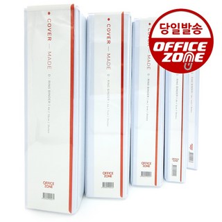 오피스존 백색 투명 3공 D링 바인더 A4 인덱스, 5cm, 1개
