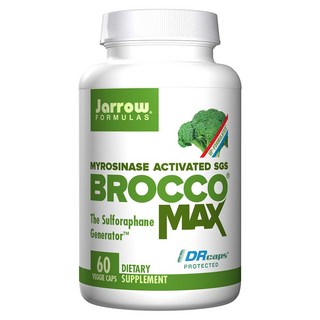 Jarrow FORMULAS 賈羅公式 BroccoMax綠花椰萃取素食膠囊, 60顆, 1罐