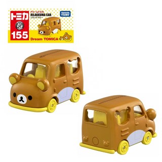 일본 정품 토미카 자동차 장난감 캐릭터 미니카, 리락쿠마, 1개