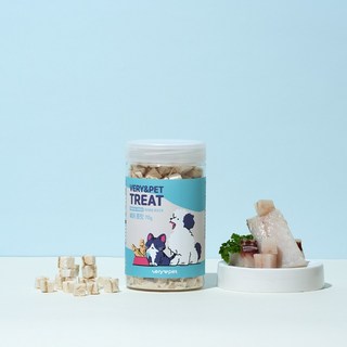 [유통기한 임박상품]베리앤펫 동결건조 북어 트릿 강아지 고양이 간식(2026.03.03), 1개