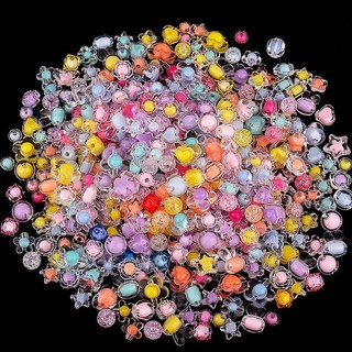 兒童串珠手鏈DIY材料禮盒裝，幼兒園女孩手工散珠首飾玩具，激發創意無限, 1個, 袋裝一斤 約800多顆