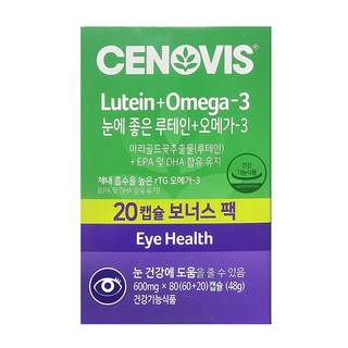 세노비스 눈에 좋은 루테인 오메가3, 80정, 1개