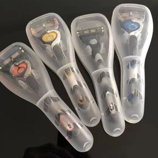 FANCYon 휴대용 면도기 케이스 보관함 휴대용 면도기 수납함 거치대, 흰색, 1개, 1개입