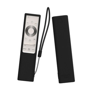 SIKAI 삼성 QLED TV 스마트 리모컨 케이스 실리콘 커버 BN59-01311 BN59-01327 BN59-01357 BN59-01363 보호 케이스, 01 Black