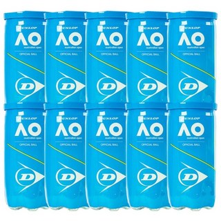 던롭 호주오픈 AO 테니 스 볼 10캔(20입) 시합구 테니 스 공, 20개