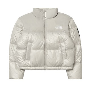 슈데일리 우먼스 노스페이스 화이트 라벨 노벨티 눕시 다운 자켓 크림 베이지 NJ1DP85K