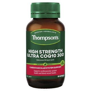 호주 톰슨 Thompson's CoQ10 하이스트렝스 울트라 코큐텐 300mg 캡슐, 5개, 60정