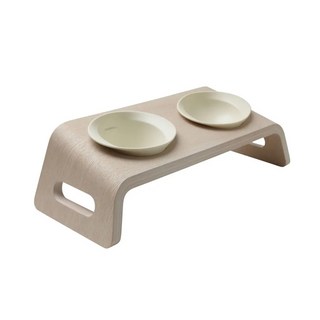 [가리모쿠 CAT] KARIMOKU CAT TABLE 화이트 & 쉬어 화이트, 1개