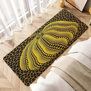 야요이 쿠사마 주방 미끄럼 방지 매트 욕실 바닥 러그 발코니 카펫 웰컴 도어매트 침실 발 XXL 홈 문짝, JY000937