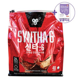 코스트코 신타식스 단백질 보충제 2.26KG 초콜릿맛 + 더메이런알콜티슈, 1개