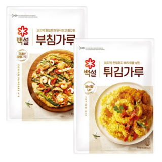 백설 부침가루+튀김가루, 1개, 1kg