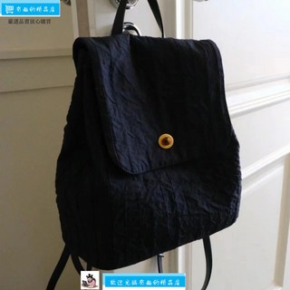 嚴選品質大學生包包2024新款高級質感小衆簡約慵懶風背包大容量雙肩包 學生書包 旅行背包 休閒後背包 時尚潮流 輕便耐用, 補髮費用,黑色