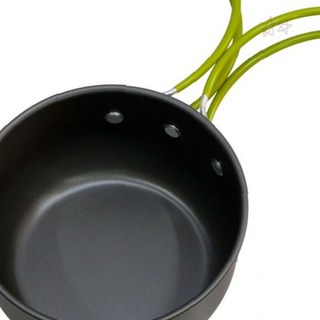 야외 휴대 조리 용기 손잡이 일체형 가벼운 취사 도구 산행 낚시 여행 간편 식기, 1개, 상세페이지 참조