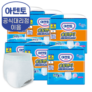 (공식몰) 아텐토 슬림팬티 대형 10매X6팩 팬티형, 1개, 60매