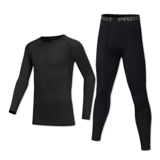 바디스윗 주니어 남아용 스포츠 이너웨어 발열 상하 세트