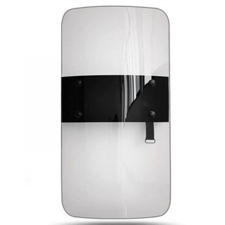 경찰 시위 방패 방어 쉴드 진압 화이트, 3.0 두께의 둥근 방패, 1개