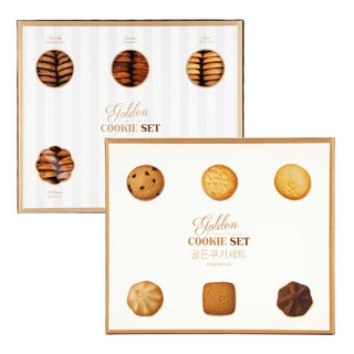 [신라명과] 골든쿠키 선물세트, 1박스, 620g