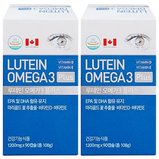 루테인 오메가3 플러스, 108g, 2개
