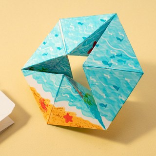 3D 입체 종이접기 - 칼레이도사이클(매직서클)